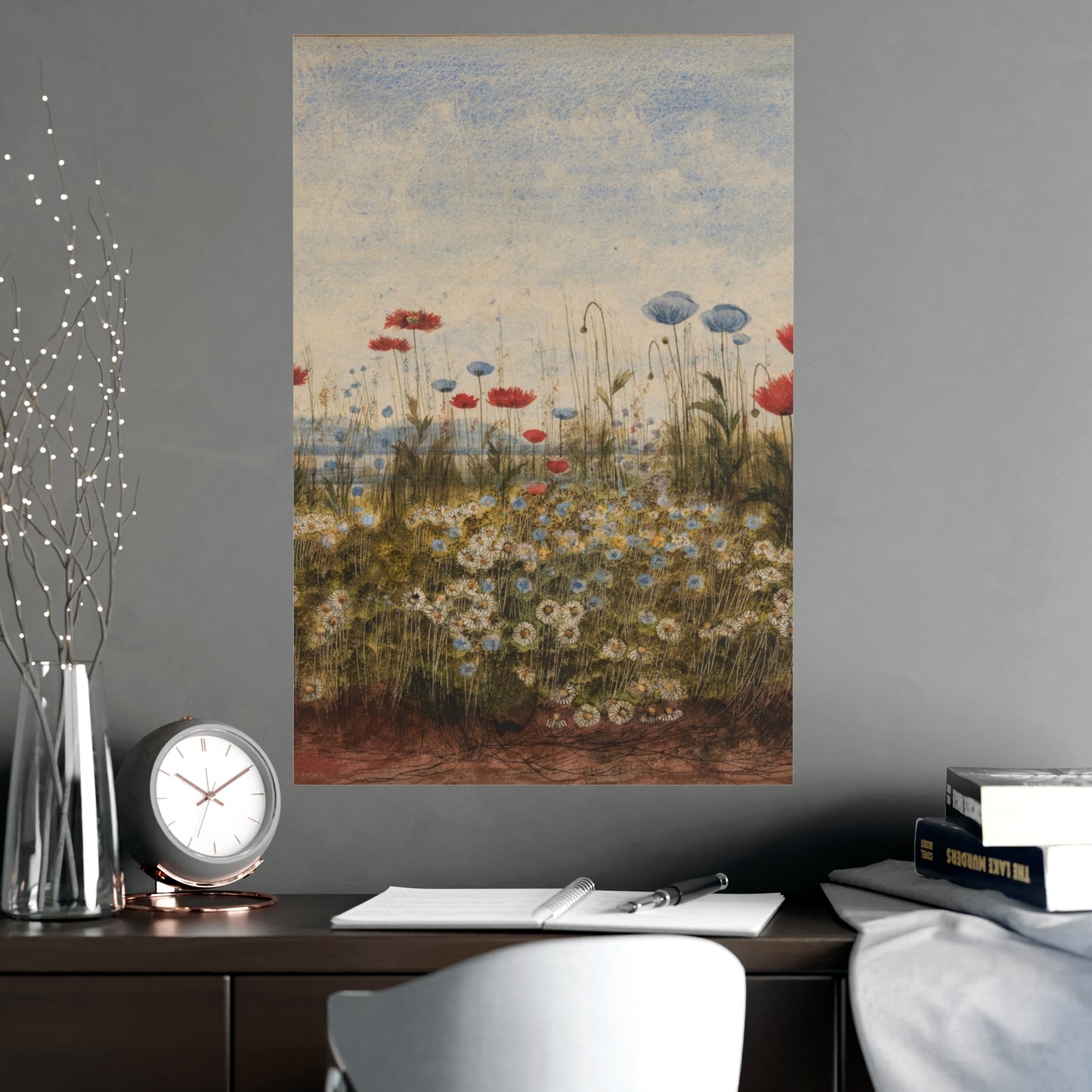 Wildflower Scene - Museum Collection - Fine Art Poster