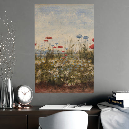 Wildflower Scene - Museum Collection - Fine Art Poster