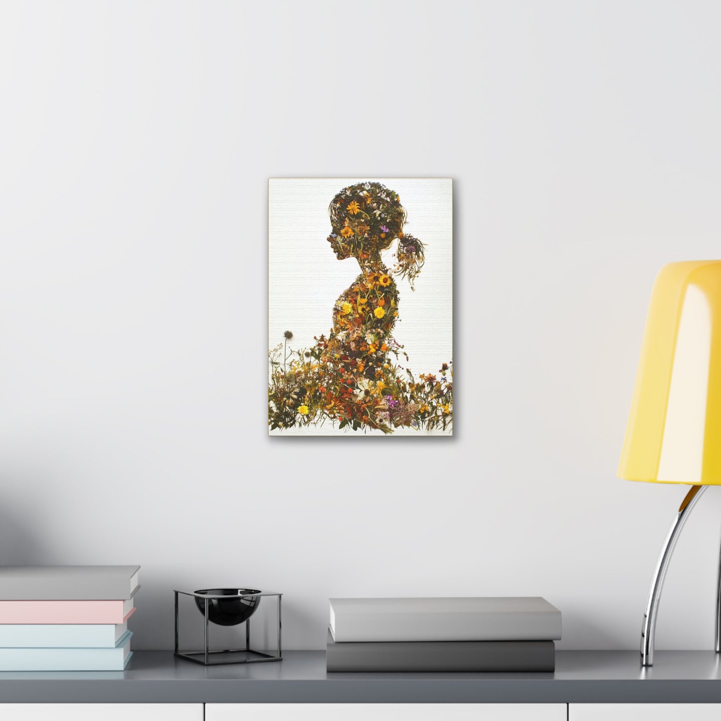 Summers Gone By - Wildflowers Fine Art Print on Canvas