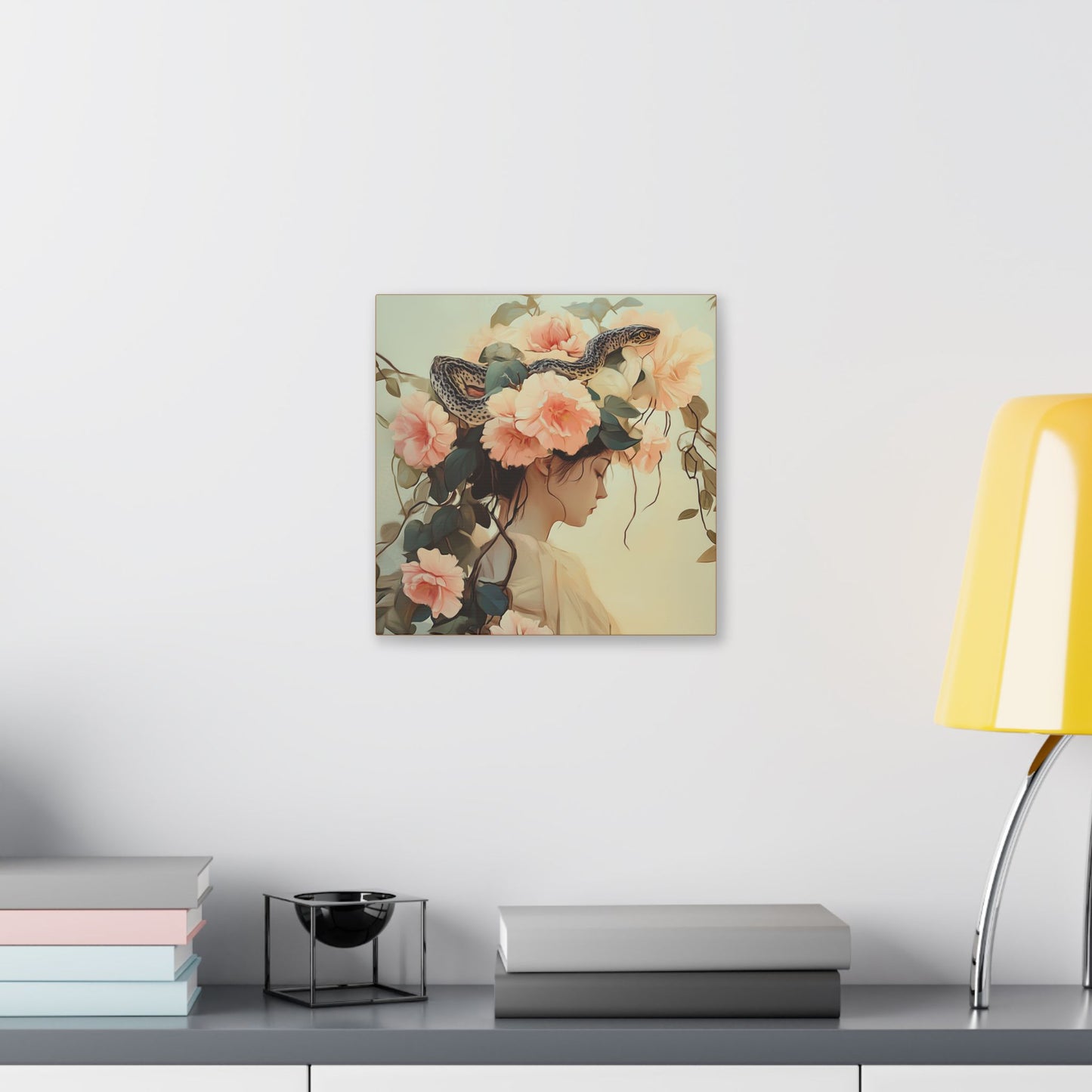 Snake Charmer - Secret Garden Series - Fine Art Print on Canvas