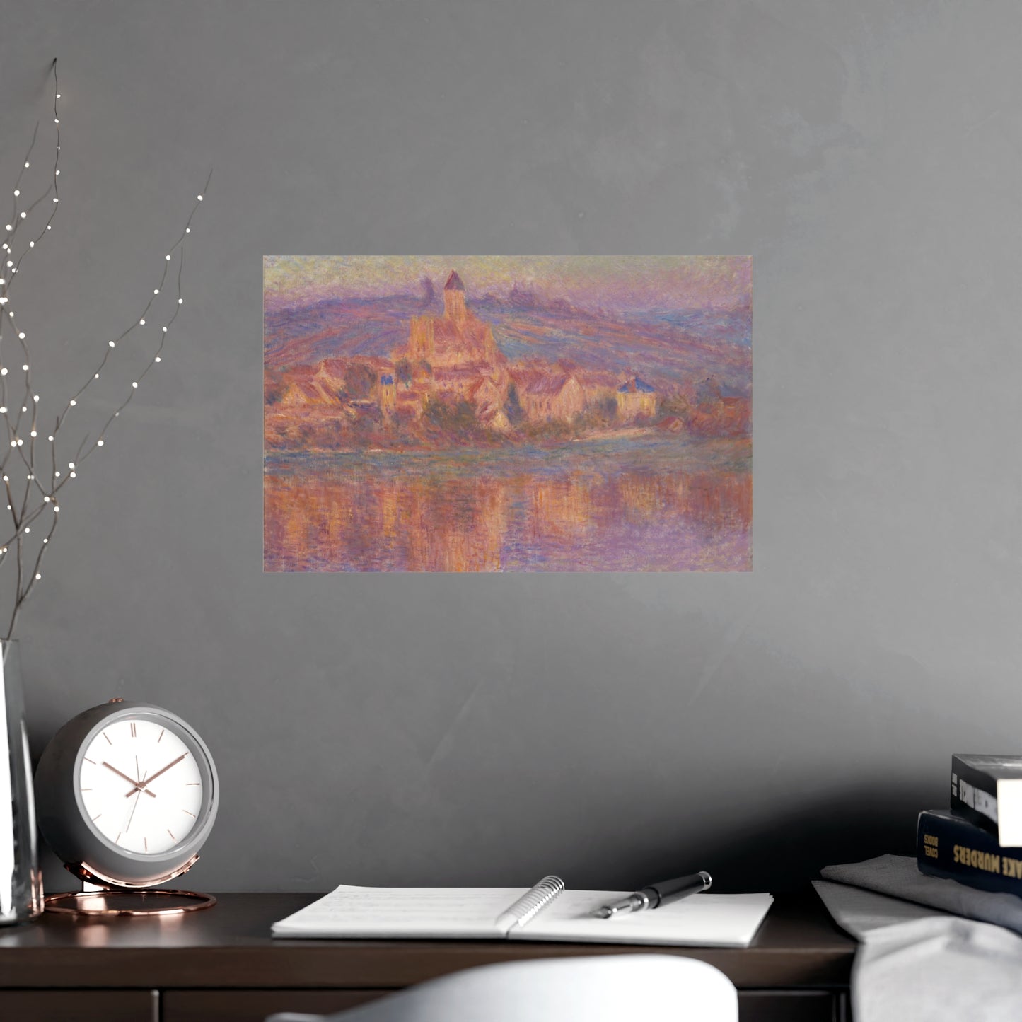 Vetheuil - Monet Village Landscape Fine Art Poster