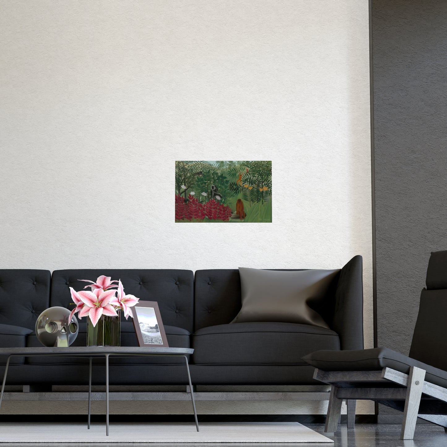 Tropical Forest with Monkeys - Rousseau Fine Art Poster