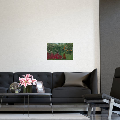 Tropical Forest with Monkeys - Rousseau Fine Art Poster