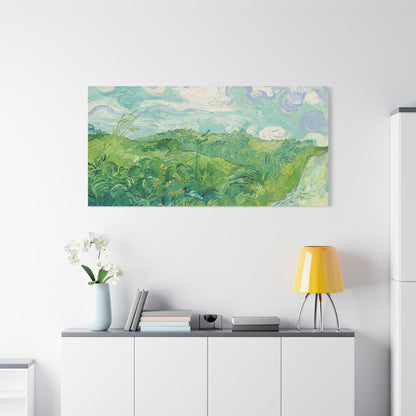 Vincent van Gogh - Green Wheat Fields Fine Art Canvas Print