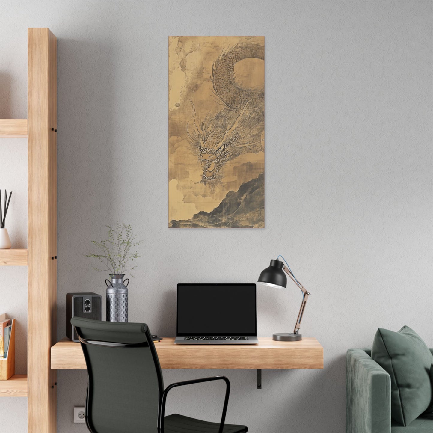 Smoke - Dragon Collection - Year of the Dragon -  Fine Art Print on Canvas