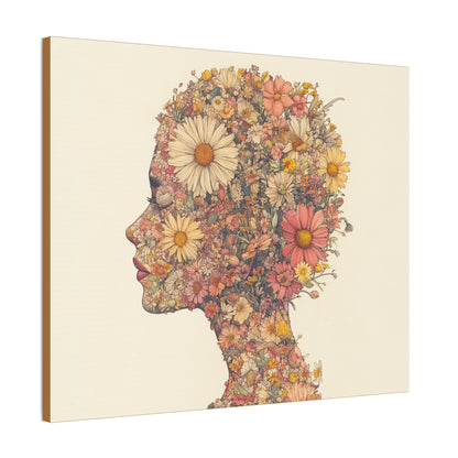 And So She Grew on Canvas