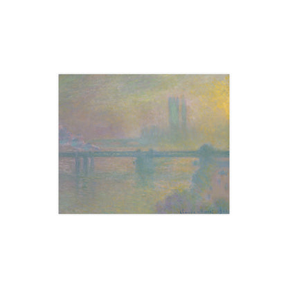 Charing Cross Bridge London - Monet Fine Art Poster
