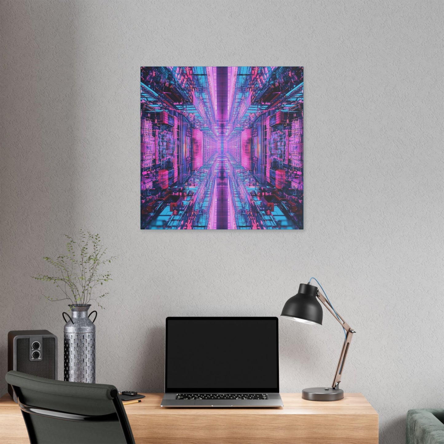 Quantum Glitch on Canvas