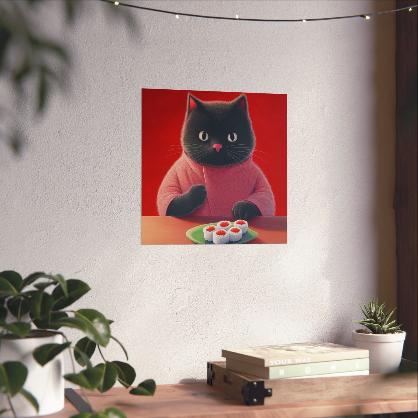 9 Lives Sushi Bar Art Print - Matte Vertical Posters