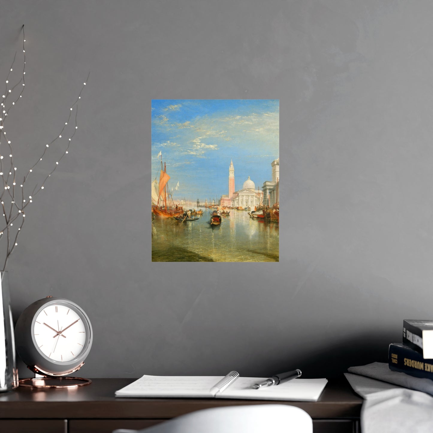 Venice Dogana and San Giorgio Maggiore - Turner Fine Art Poster