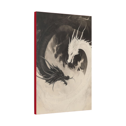 Yin & Yang - Dragon Art Collection -  Fine Art Print on Canvas