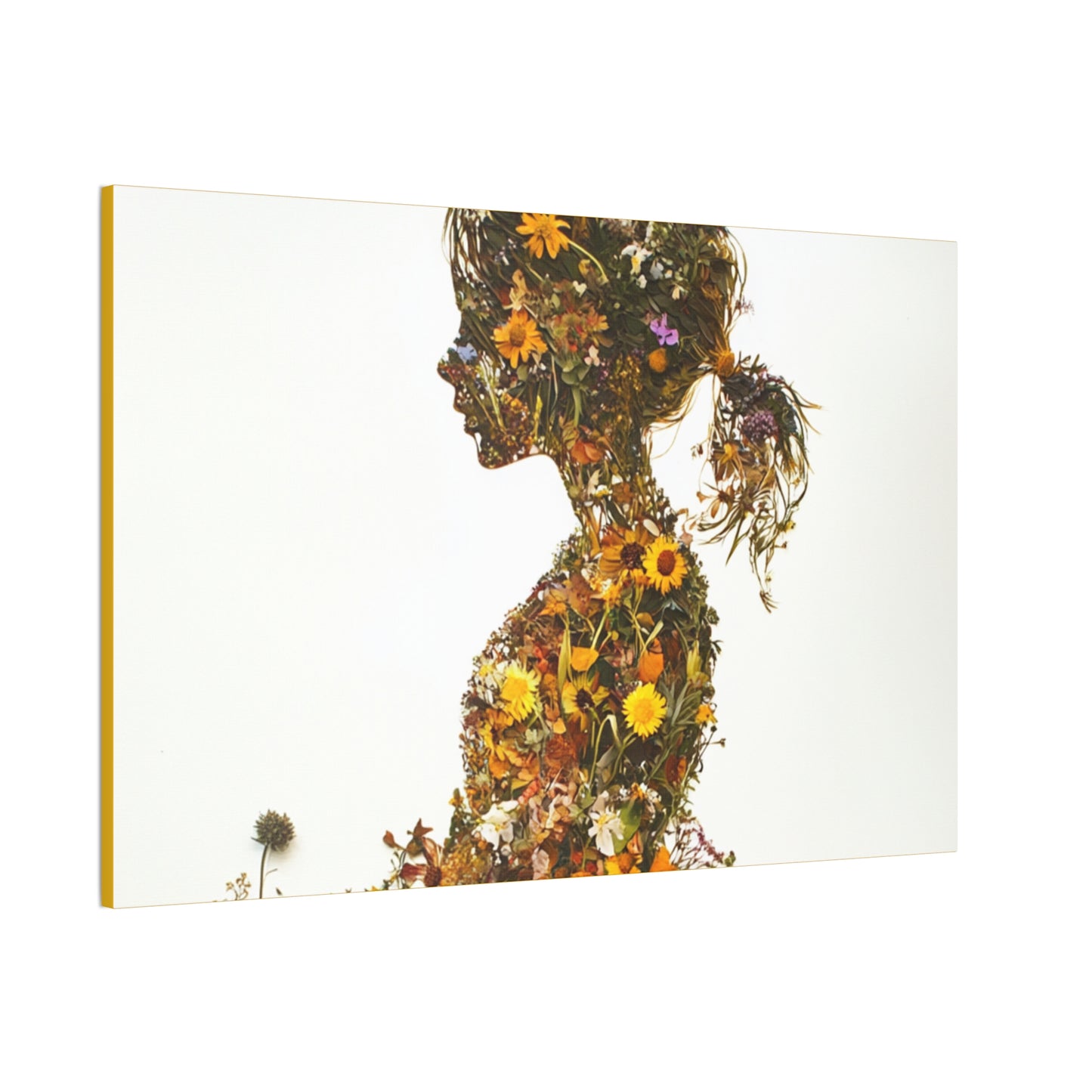 Summers Gone By - Wildflowers Fine Art Print on Canvas