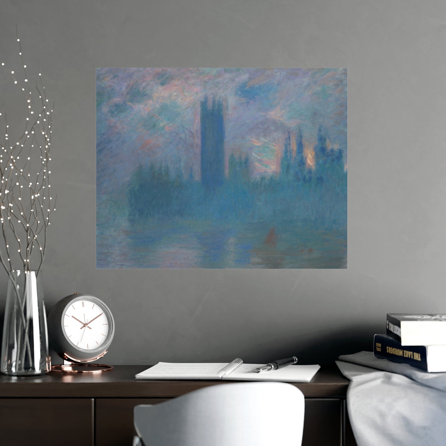 Houses of Parliament London - Monet Fine Art Poster