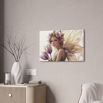 Tuesdays are for Tulips - Flowers & Fairies Collection - Fine Art Print on Canvas