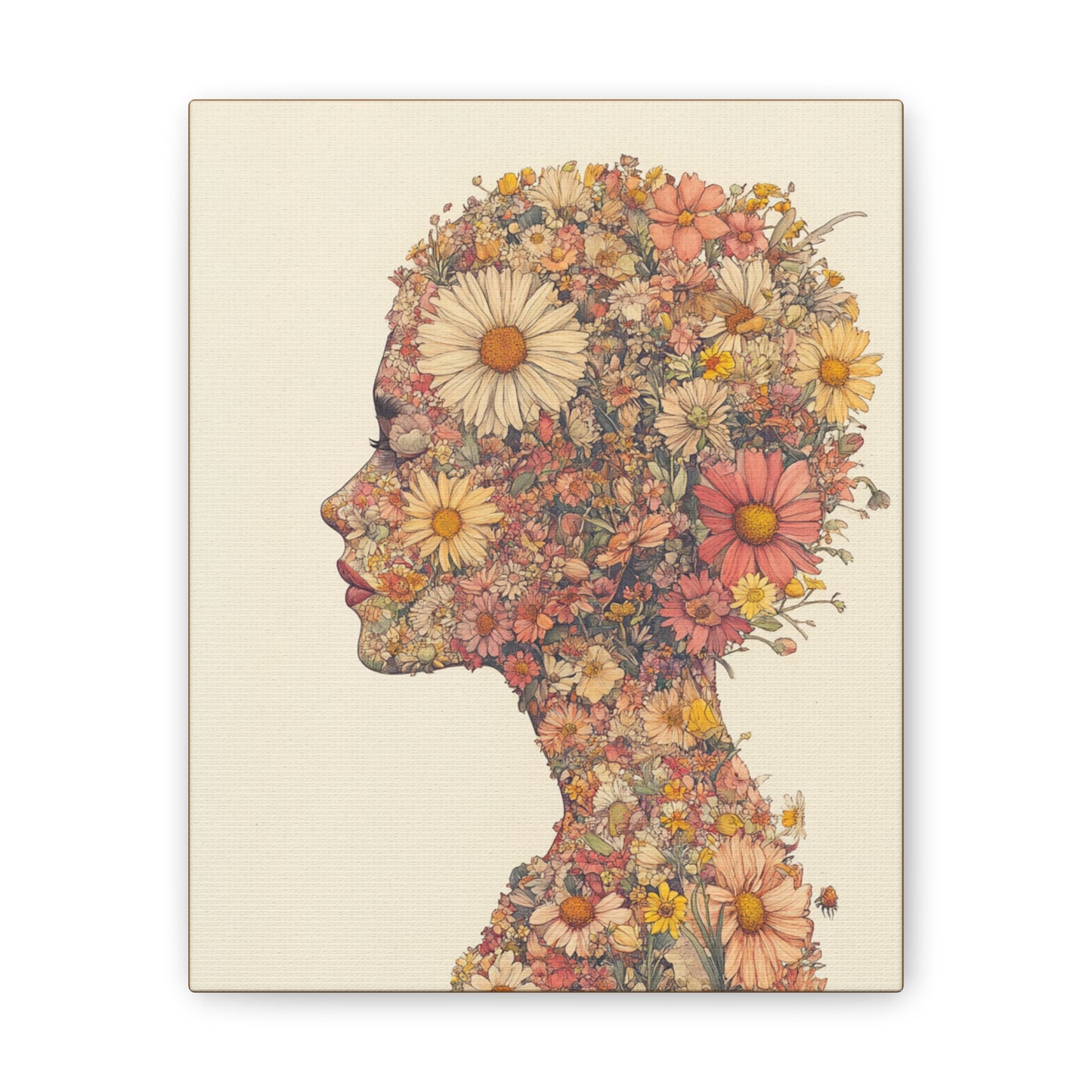 And So She Grew on Canvas