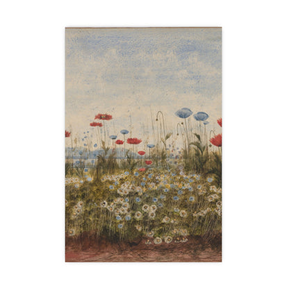 Wildflower Scene - Museum Collection - Fine Art Poster