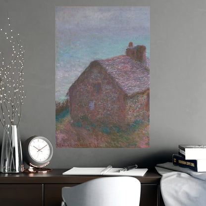The Customs House at Varengeville - Monet Fine Art Poster