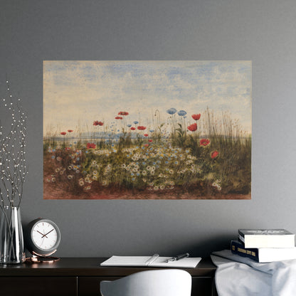 Wildflower Scene - Museum Collection - Fine Art Poster
