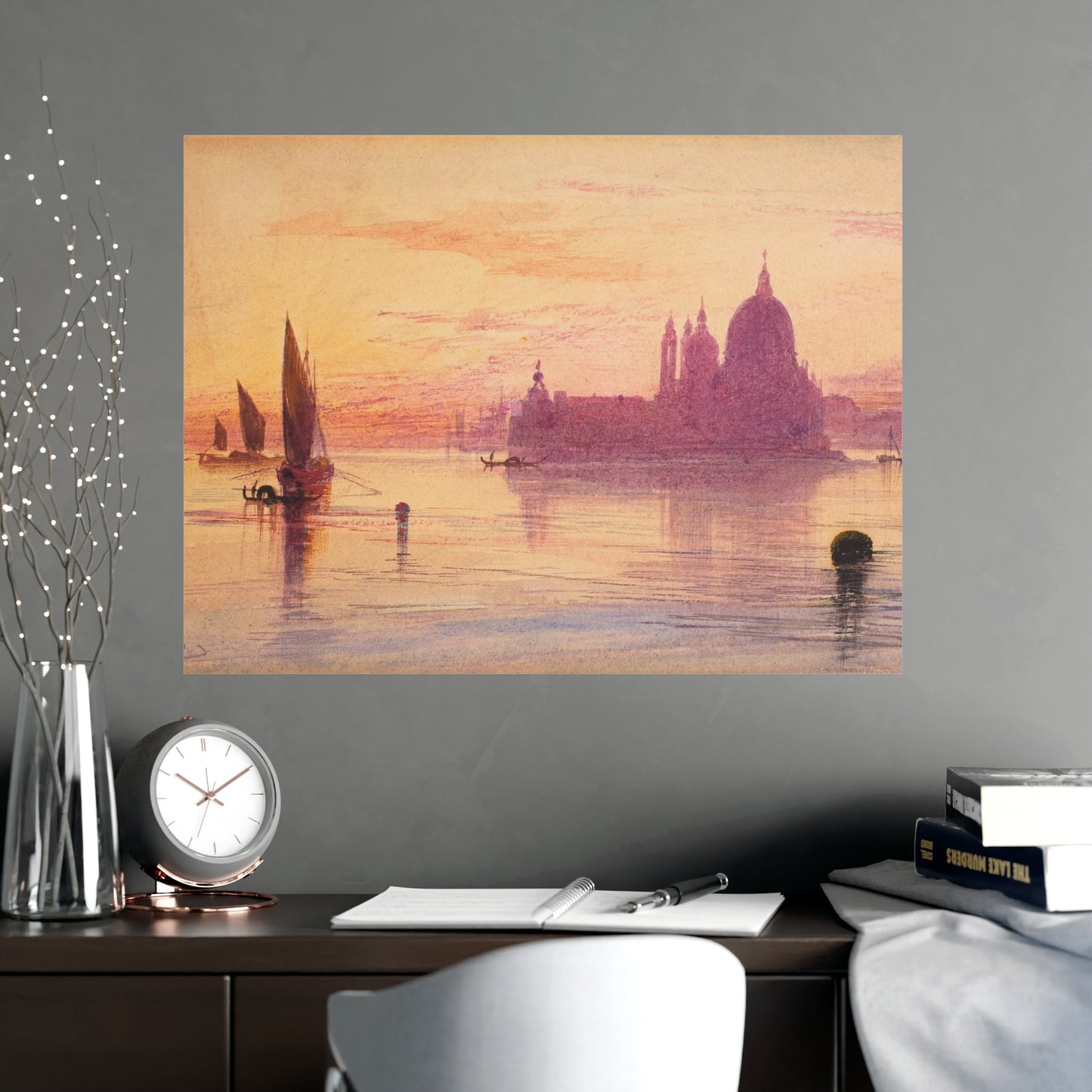 Santa Maria della Salute Venice at Sunset - Fine Art Poster
