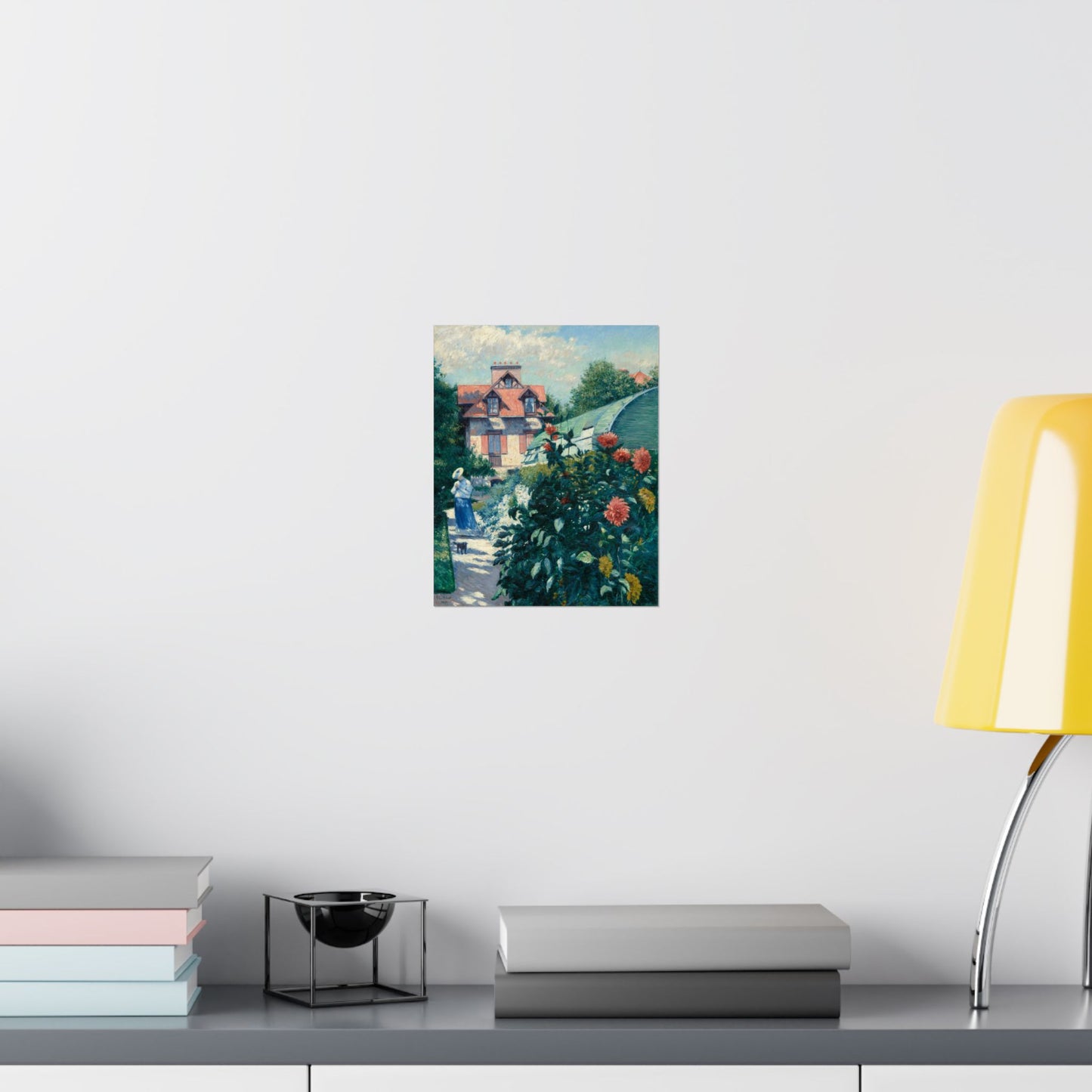 Dahlias Vintage Botanical Fine Art Print