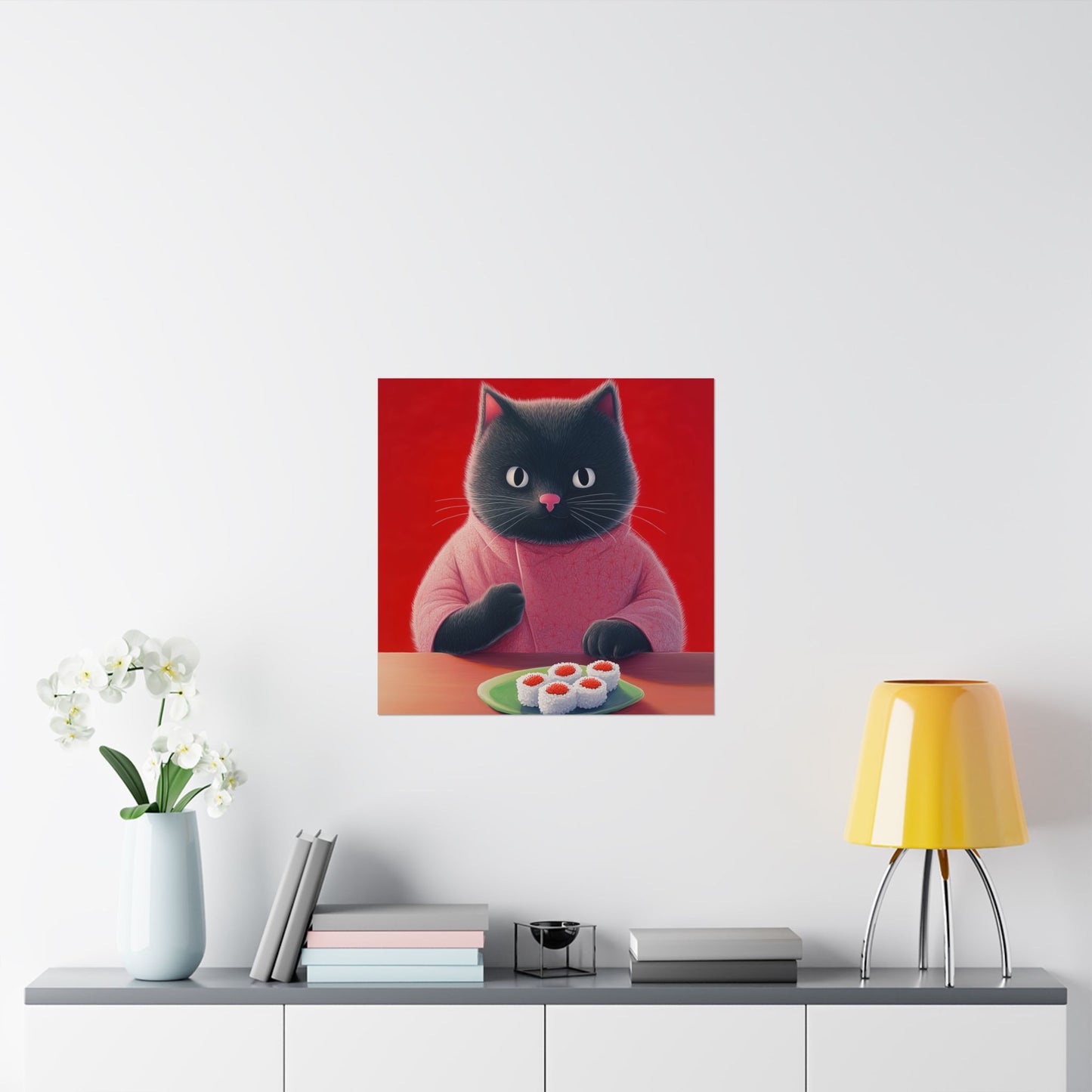 9 Lives Sushi Bar Art Print - Matte Vertical Posters
