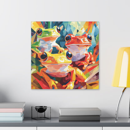 Frogs are Friends - Delight in Nature Series - Fine Art Print on Canvas