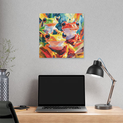 Frogs are Friends - Delight in Nature Series - Fine Art Print on Canvas