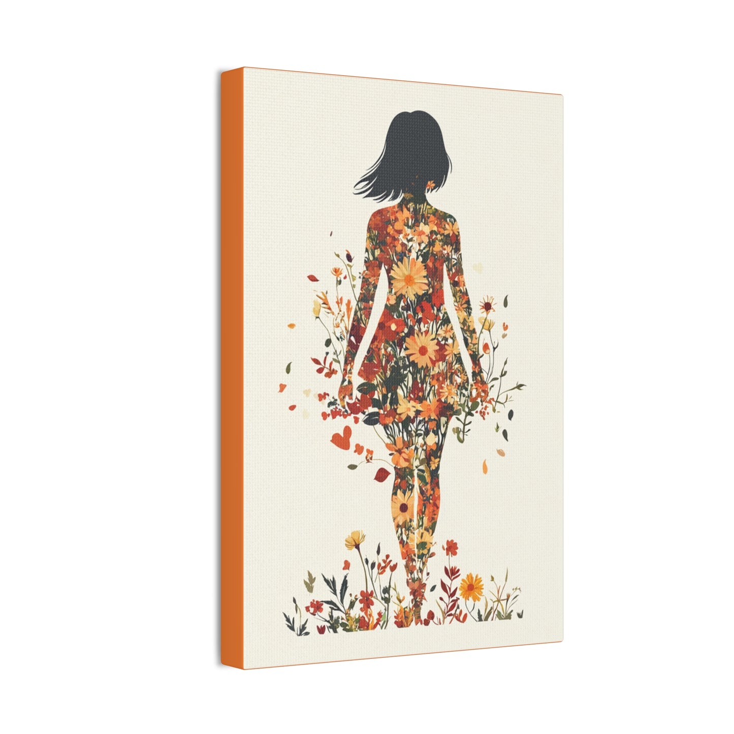 You Belong Among the Wildflowers  - Flower Girl - Print on Canvas