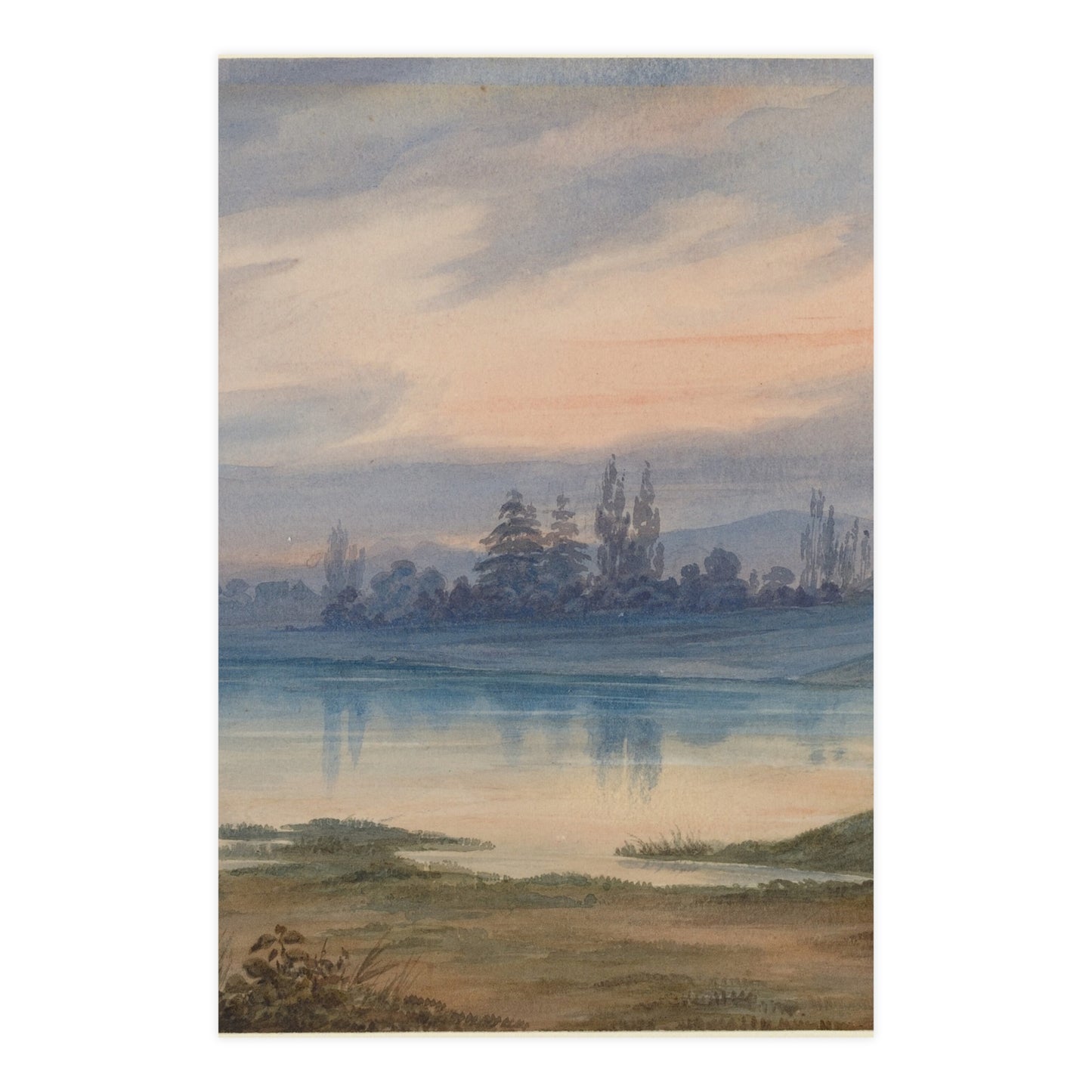 Landscape near Strasbourg - European Pastoral Fine Art Poster