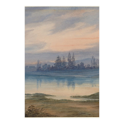 Landscape near Strasbourg - European Pastoral Fine Art Poster