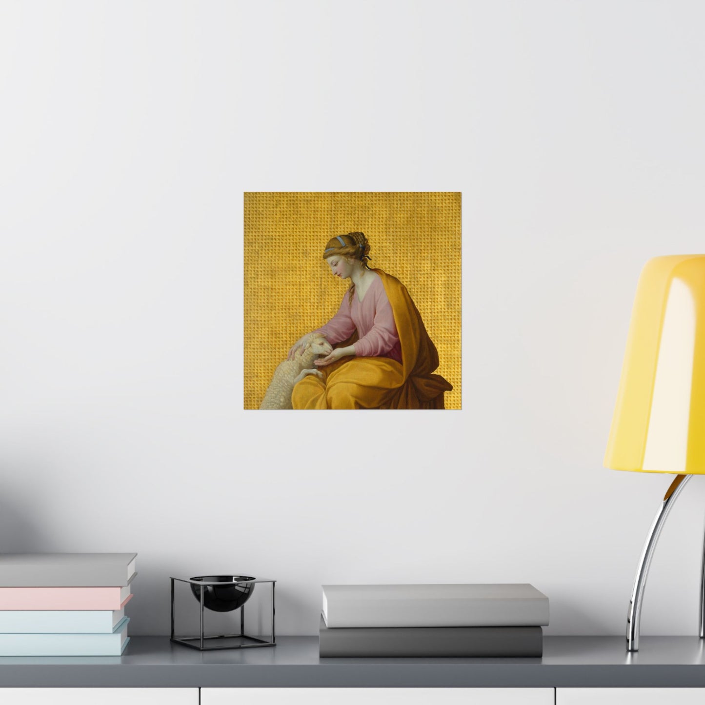 Virtues Art - Meekness - Fine Art Print - Elegant - Vertical Poster - Vintage Art Print