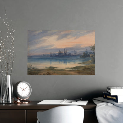 Landscape near Strasbourg - European Pastoral Fine Art Poster
