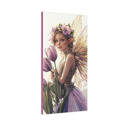 Tuesdays are for Tulips - Flowers & Fairies Collection - Fine Art Print on Canvas
