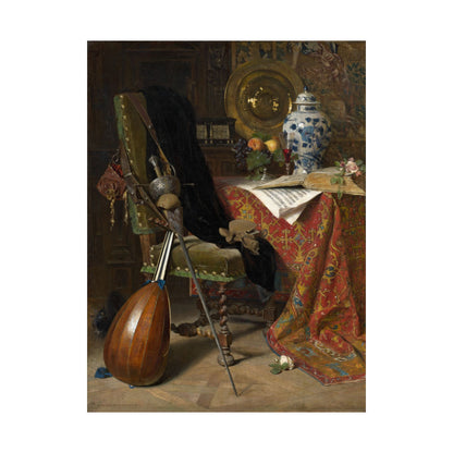 Elegant - Still Life Art - 17th Century Interior Painting - Fine Art Print - Gothic Art - Vintage Fine Art