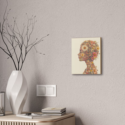And So She Grew on Canvas