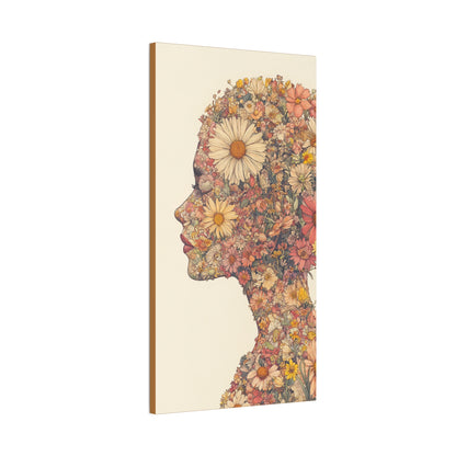 And So She Grew on Canvas