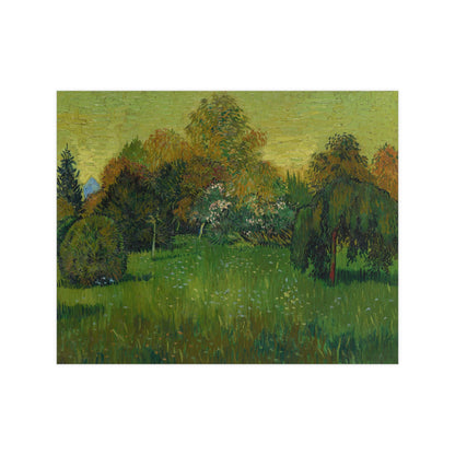 The Poet's Garden - Van Gogh Fine Art Poster
