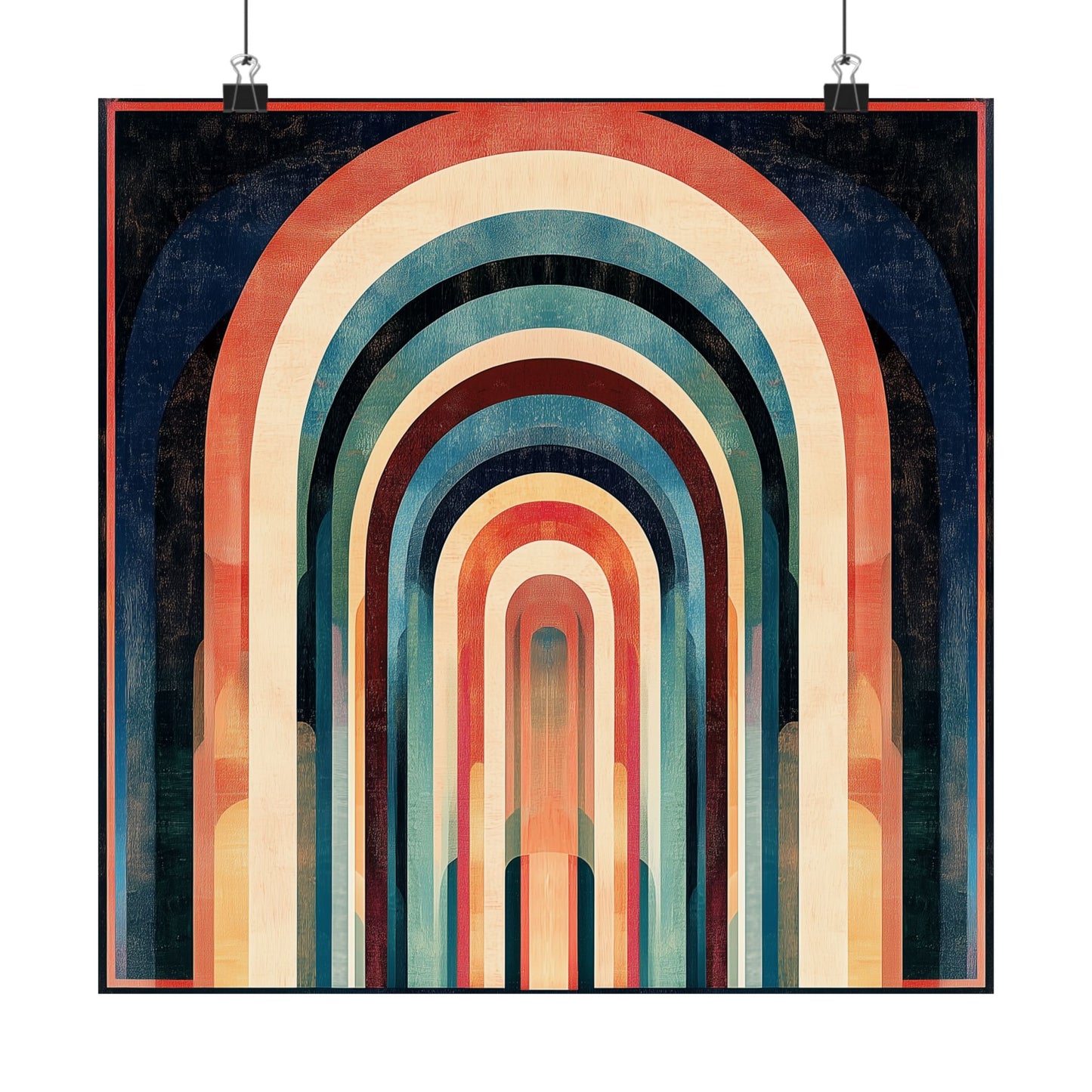 Doors of Perception Fine Art Print - Arches 11:11 - Bauhaus - Bohemian Wall Art - Modern Art - Matte Vertical Poster
