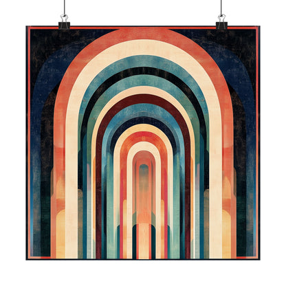 Doors of Perception Fine Art Print - Arches 11:11 - Bauhaus - Bohemian Wall Art - Modern Art - Matte Vertical Poster