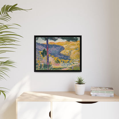 Valley with Fir Shade on the Mountain - Museum Collection - Framed Canvas Print