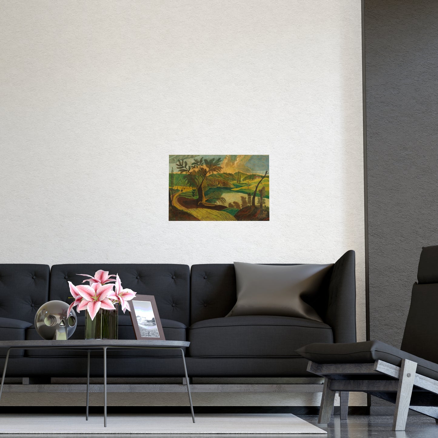 Stylized Landscape - Modern Abstract Fine Art Poster