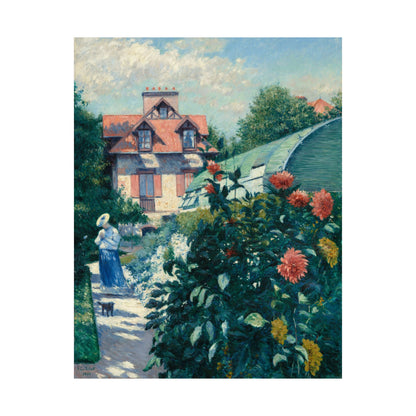 Dahlias Vintage Botanical Fine Art Print