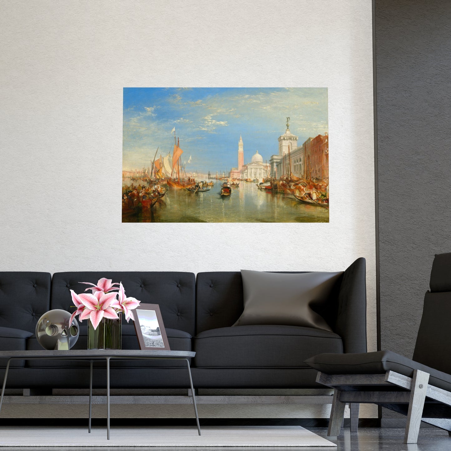 Venice Dogana and San Giorgio Maggiore - Turner Fine Art Poster