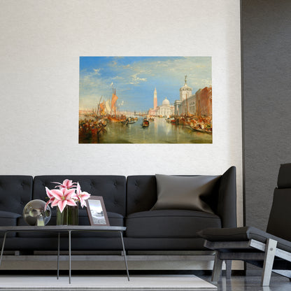 Venice Dogana and San Giorgio Maggiore - Turner Fine Art Poster