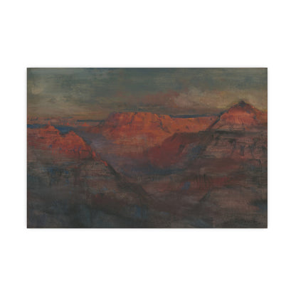 Grand Canyon Afterglow - American West Fine Art Poster