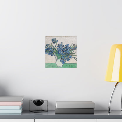 Van Gogh Irises Fine Art Print - Blue Flowers Wall Art
