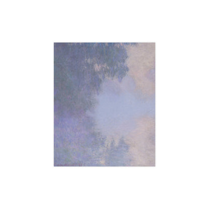 Branch of the Seine near Giverny in Mist - Monet Fine Art Poster