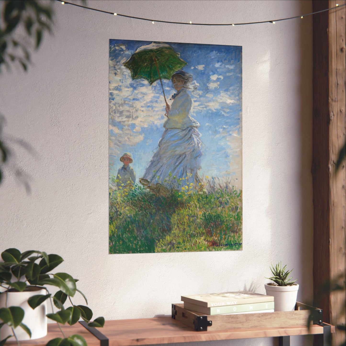 Claude Monet - Woman with a Parasol Fine Art Print