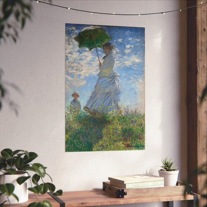 Claude Monet - Woman with a Parasol Fine Art Print