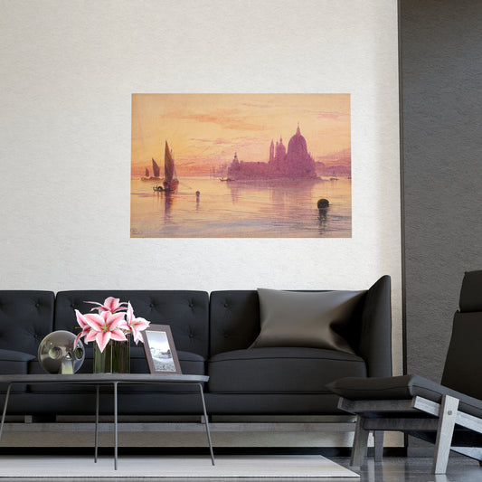 Santa Maria della Salute Venice at Sunset - Fine Art Poster